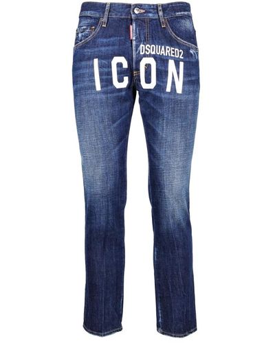 DSquared² Slim-fit Jeans - Blau