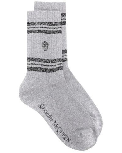 Alexander McQueen Socks - Grey
