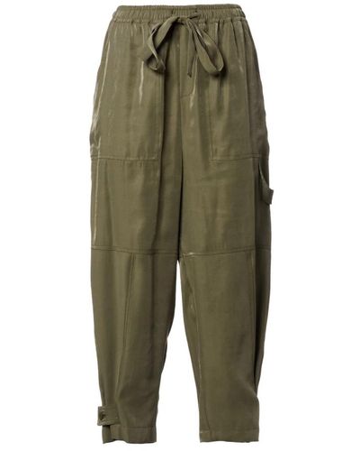 Manila Grace Tapered Trousers - Green