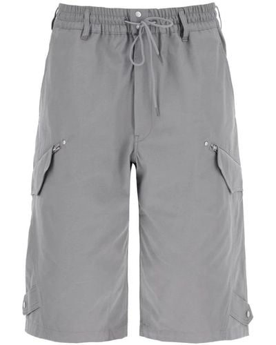 Y-3 Long Shorts - Grey
