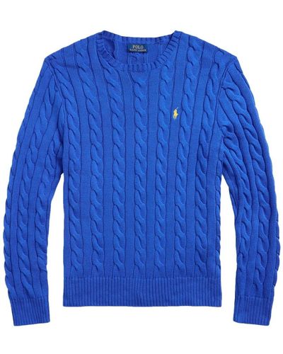 Ralph Lauren Round-Neck Knitwear - Blue