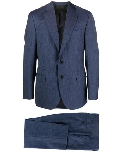 Brioni Single Breasted Suits - Blue