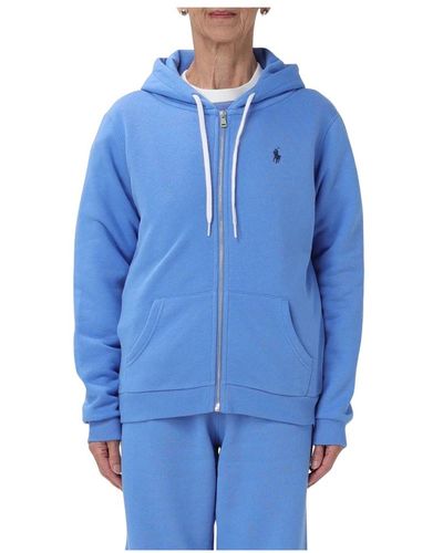 Polo Ralph Lauren Sweatshirts & hoodies > zip-throughs - Bleu