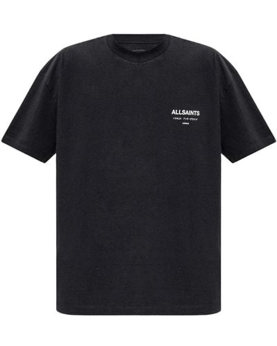AllSaints Underground t-shirt - Schwarz