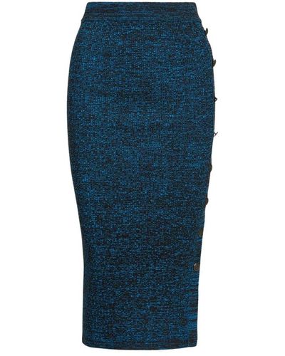 Essentiel Antwerp Midi Skirts - Blue