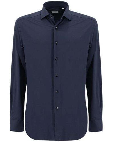 Xacus Men clothing shirts dark - Blu