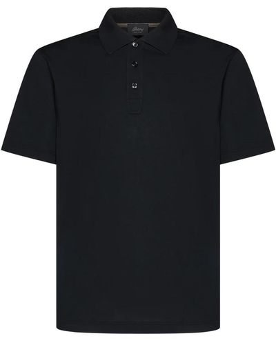Brioni Tops > polo shirts - Noir
