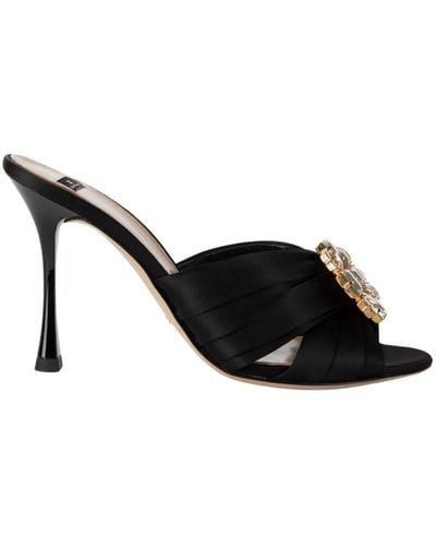 Elisabetta Franchi Shoes > heels > heeled mules - Noir