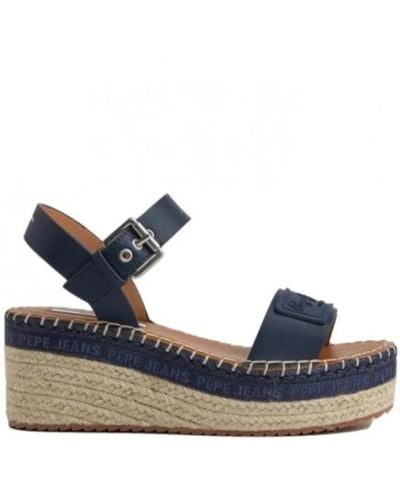 Pepe Jeans Wedges - Blue