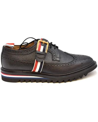 Thom Browne Laced Shoes - Black