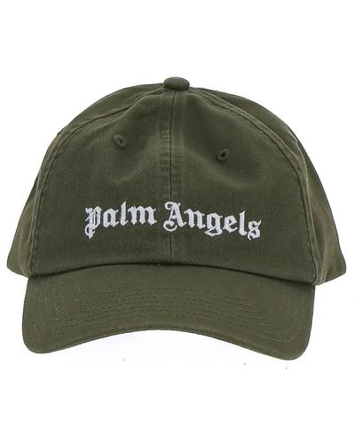 Palm Angels Caps - Green