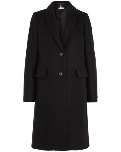 Tommy Hilfiger Coats > single-breasted coats - Noir
