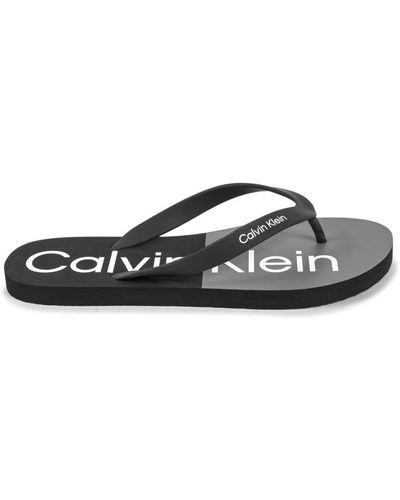 Calvin Klein Flip Flops - Black