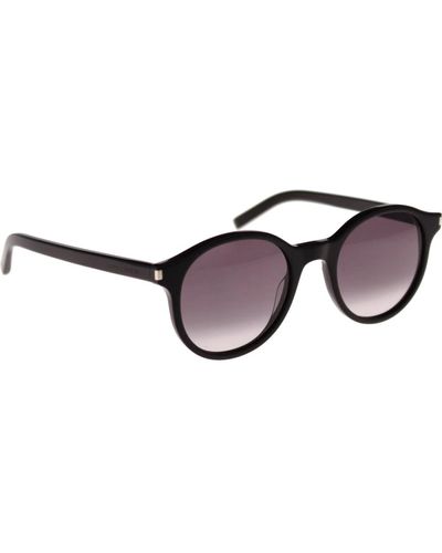 Saint Laurent Ikonoische sonnenbrille für frauen - Braun