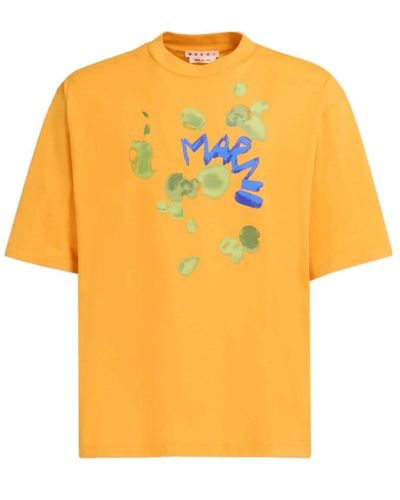 Marni T-Shirts - Yellow