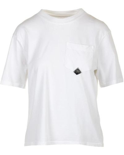 Roy Rogers Camiseta blanca con bolsillo - Blanco