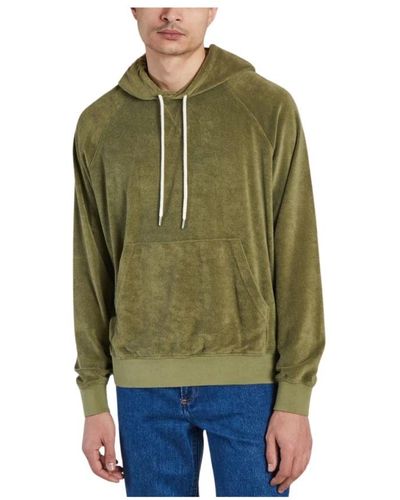 Harmony Casual terry cloth hoodie - Verde