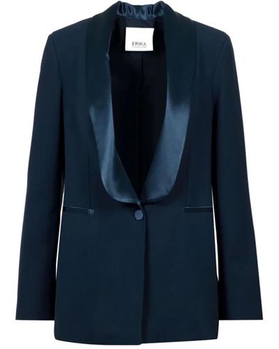 Erika Cavallini Semi Couture Blazers - Blue