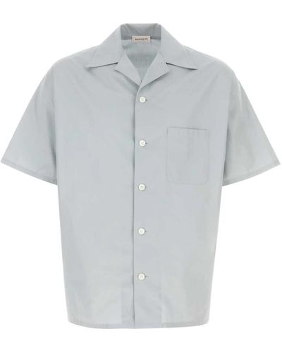 Alexander McQueen Kurzarm-Shirt - Grau