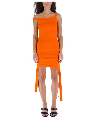 JW Anderson Short Dresses - Orange