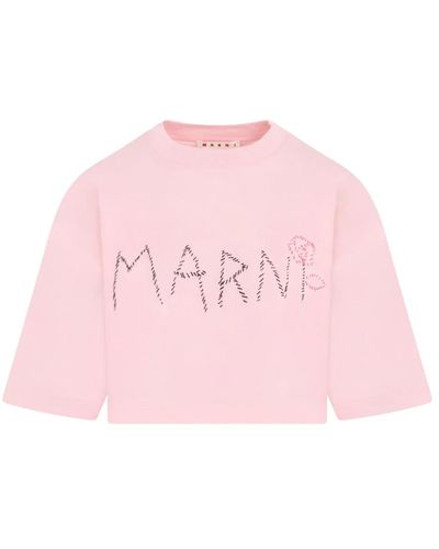 Marni Rosa baumwoll-crop-shirt - Pink