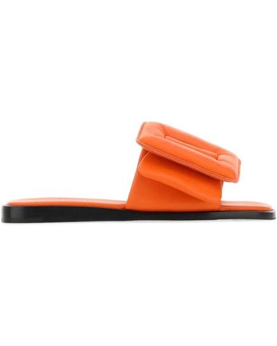 Boyy Shoes > flip flops & sliders > sliders - Orange