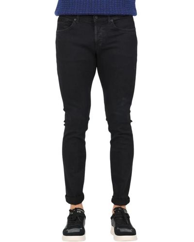 Dondup Jeans skinny in denim elasticizzato - Nero
