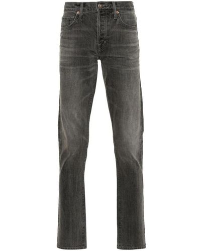 Tom Ford Jeans > slim-fit jeans - Gris