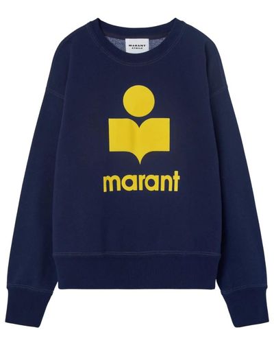 Isabel Marant Marineblauer bedruckter pullover