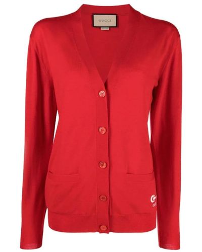 Gucci Cardigans - Red