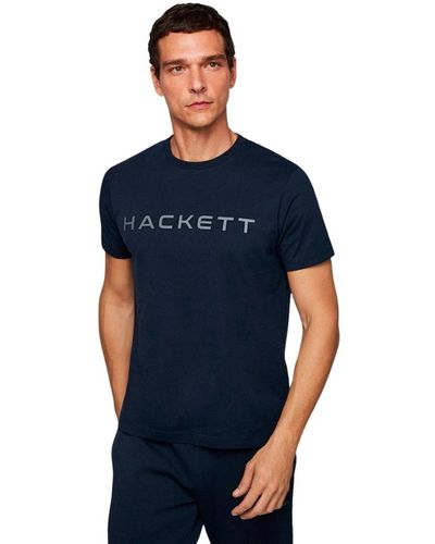 Hackett Büffel baumwolle t-shirt - Blau