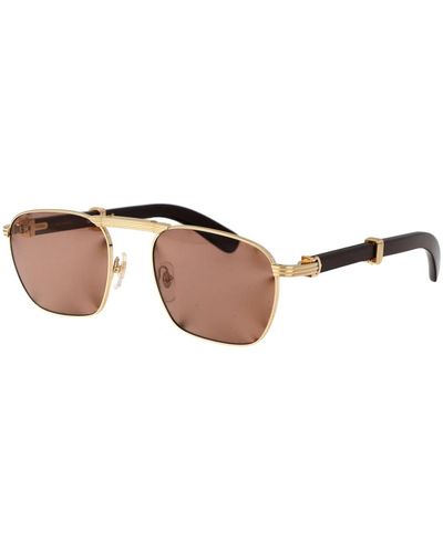 Cartier Stylische sonnenbrille ct0428s - Braun