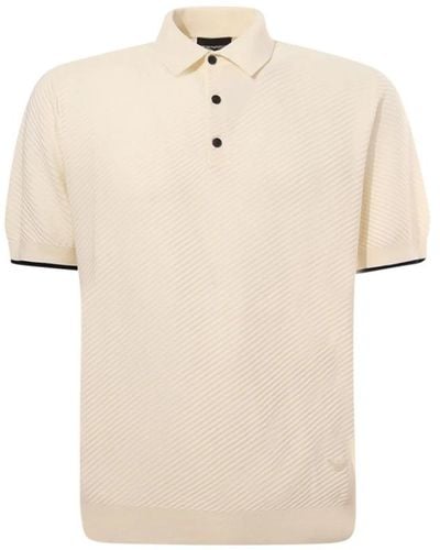 Emporio Armani Polo Shirts - Natural