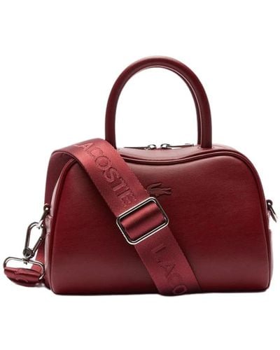 Lacoste Cross Body Bags - Red
