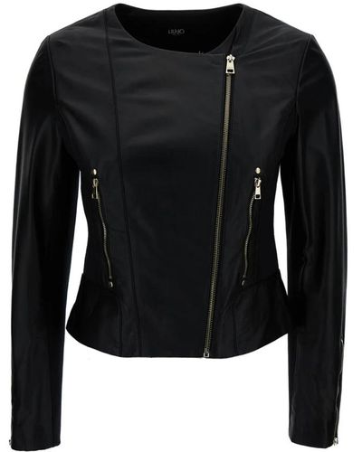 Liu Jo Jackets > leather jackets - Noir