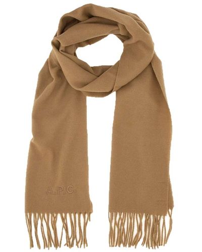 A.P.C. Winter Scarves - Natural