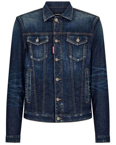 DSquared² Jackets > denim jackets - Bleu