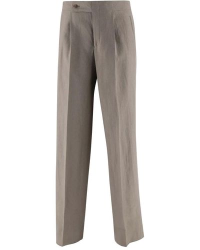 Giorgio Armani Wide Trousers - Grey