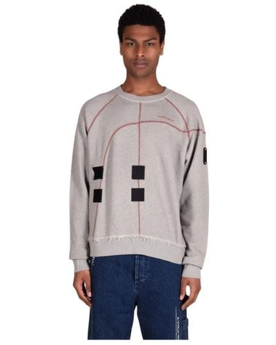 A_COLD_WALL* Loopback sweatshirt mit velcro-details - Grau