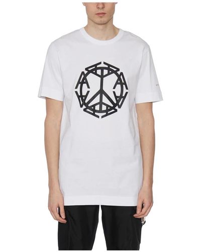 1017 ALYX 9SM Baumwoll-print t-shirt - Weiß