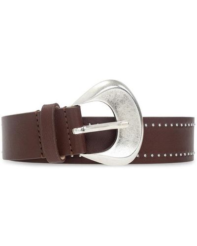 IRO Leather belt - Marron