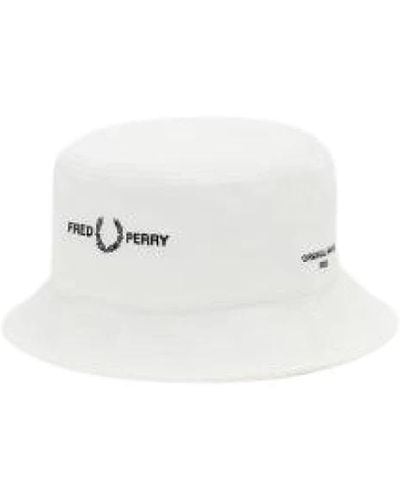 Fred Perry Hats - White