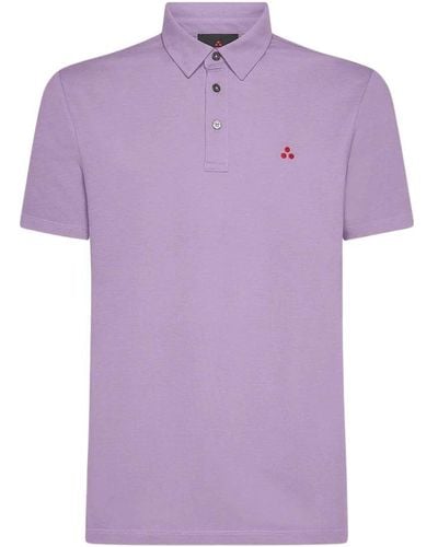 Peuterey Polo Shirts - Purple