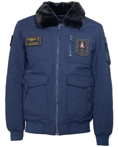 Aeronautica Militare Winter Jackets - Blue