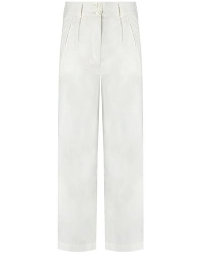 Woolrich Trousers > wide trousers - Blanc