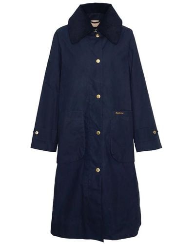 Barbour Coats > single-breasted coats - Bleu