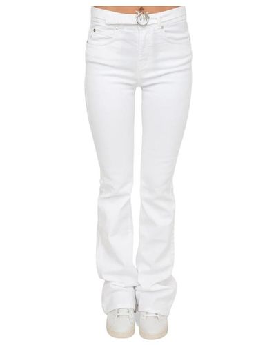Pinko Boot-cut Jeans - Weiß