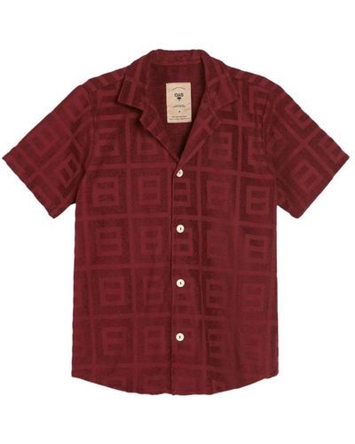 Oas Short Sleeve Shirts - Red