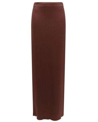 Erika Cavallini Semi Couture Maxi Skirts - Brown