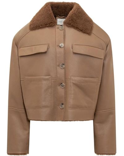 Loulou Studio Jackets > leather jackets - Marron